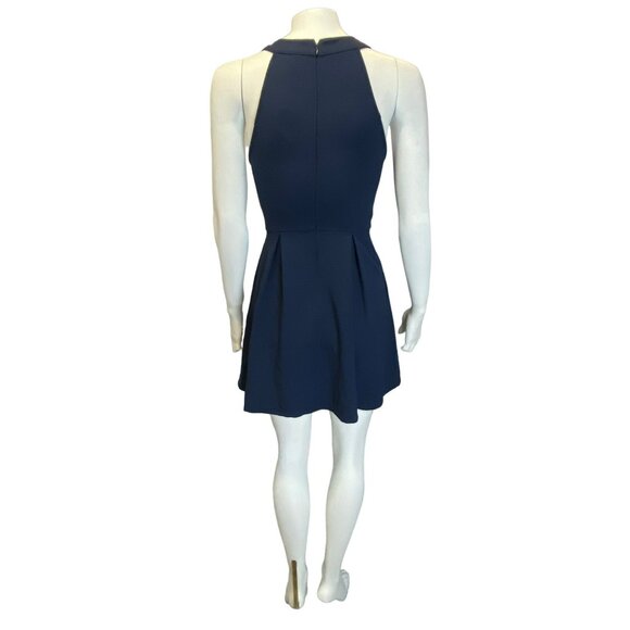 Speechless Navy Blue Dress New w/Tags $58 Small Short Fitted Classic Knee Length - Picture 11 of 11